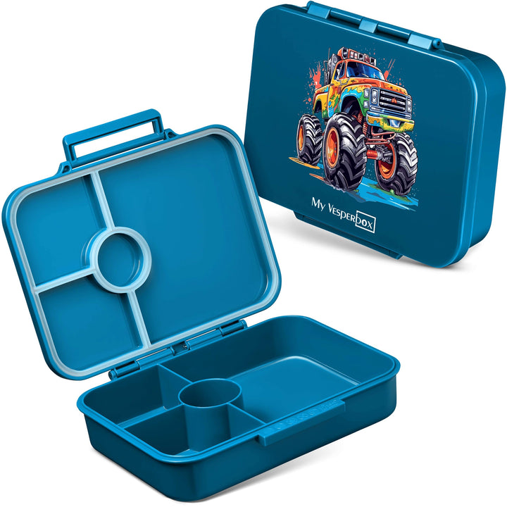 My Vesperbox® Brotdose für Kinder mit Fächern [BIA] - Lunchbox mit Trennfächern - Bento Box - Jausen