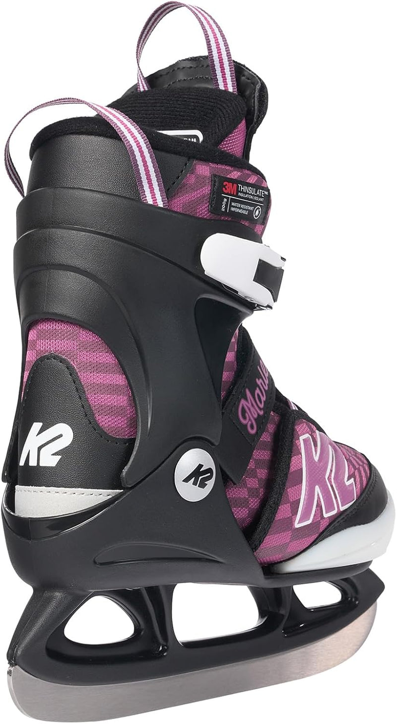 K2 Mädchen Marlee Beam Schlittschuhe S (EU: 29 - 34 / UK: 10 - 1 / cm: 17 - 20.5 black - purple, S (