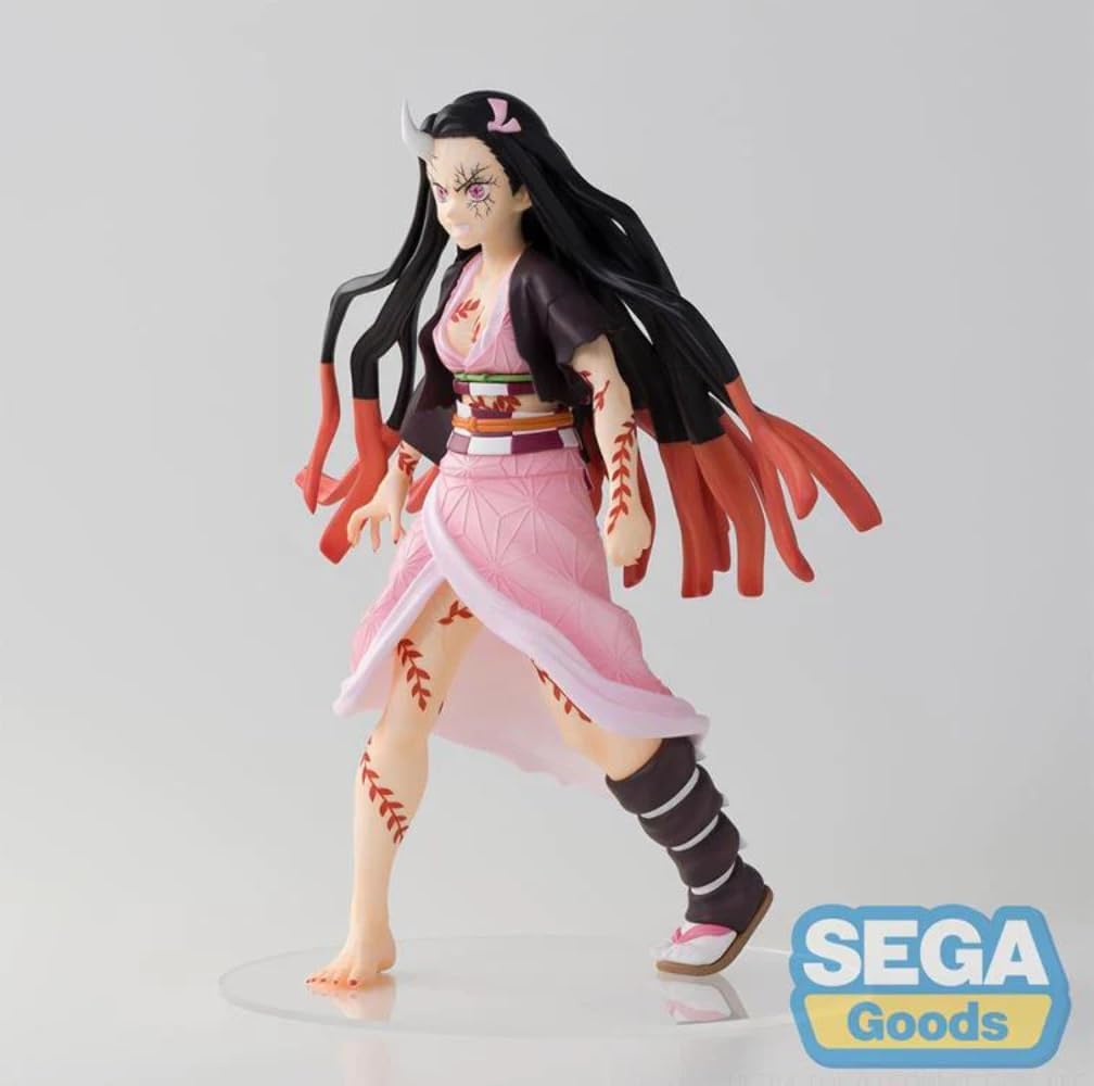 SEGA Unisex Kinder Slayer: Kimetsu no Yaiba-Nezuko Kamado-Demon Form Advancing Vesion Statue, Bunt