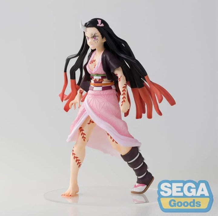 SEGA Unisex Kinder Slayer: Kimetsu no Yaiba-Nezuko Kamado-Demon Form Advancing Vesion Statue, Bunt