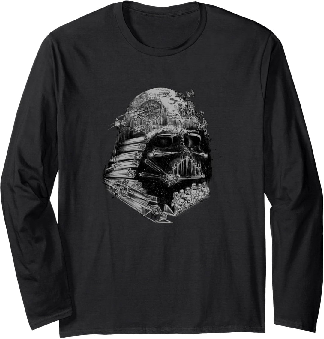 Star Wars Darth Vader Build The Empire Langarmshirt