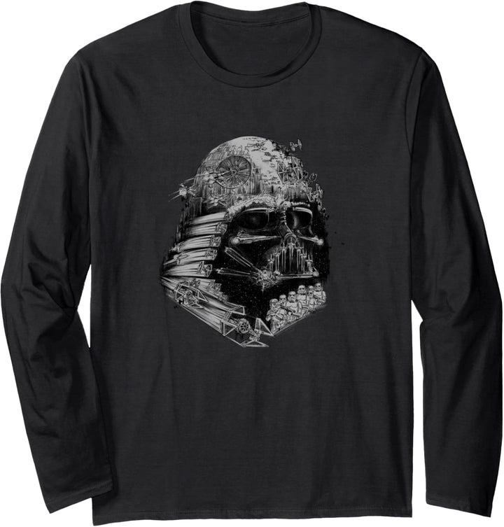 Star Wars Darth Vader Build The Empire Langarmshirt