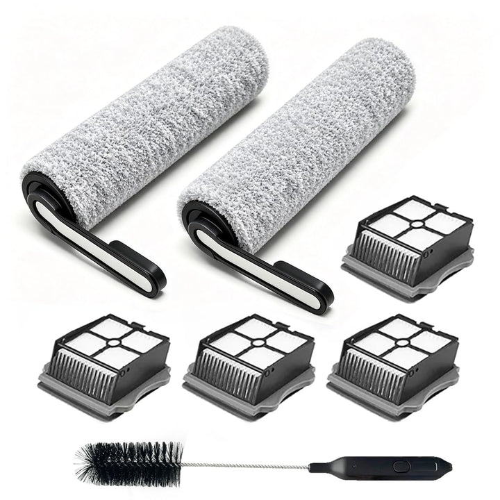 Zubehör für Tineco Floor One S5 / S5 Pro / S5 Pro 2 / S5 Extreme, 2 Bürstenrolle 4 Filter Nass-Trock
