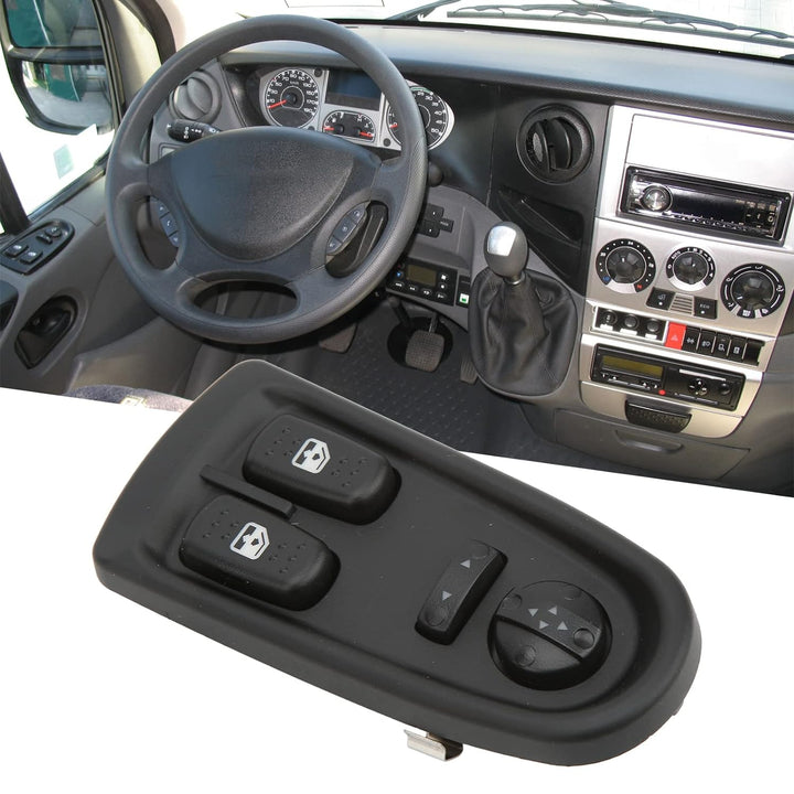 Aramox Fensterheberschalter 5801304491 Fensterheber-Knopfschalter Ersatz für IVECO DAILY 2006-2011