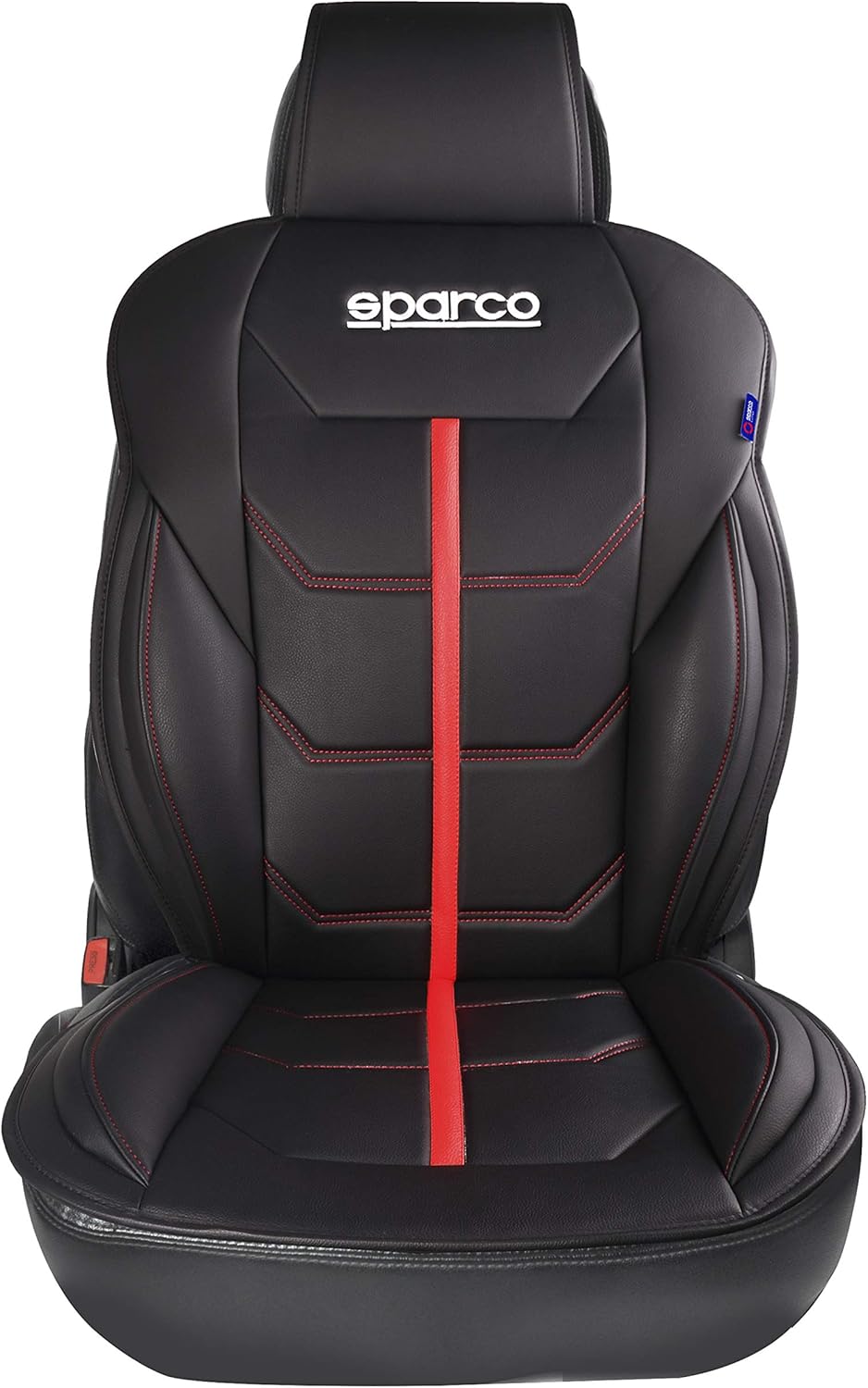SPARCO SPCS414RD - Ferrara Modell Universal Autositzlehne, schwarz / rot. FERRARA