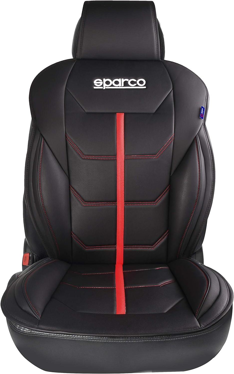 SPARCO SPCS414RD - Ferrara Modell Universal Autositzlehne, schwarz / rot. FERRARA