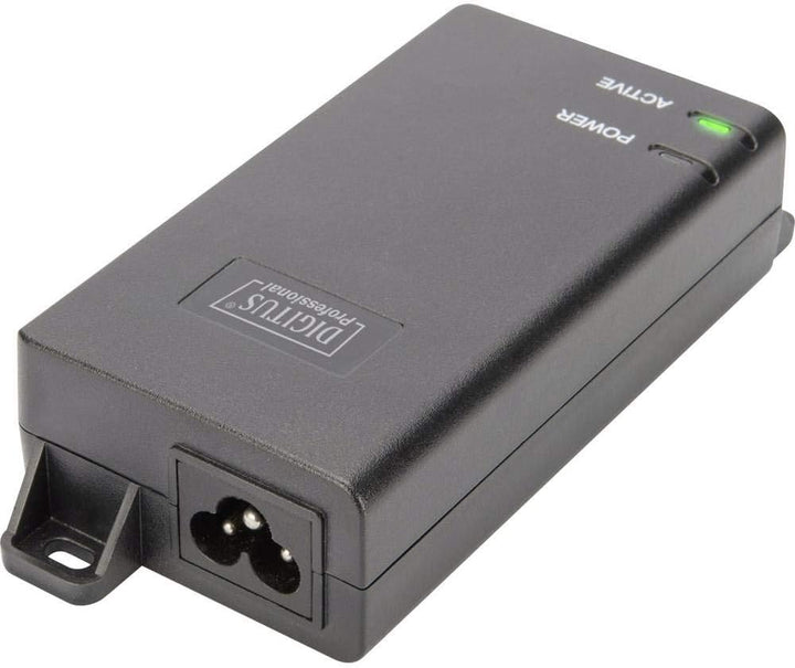 DIGITUS PoE+ Injektor - IEEE802.3at - Gigabit Ethernet - 30 Watt - max. 55 Volt - Stromversorgung Pi