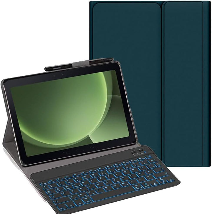 Tastatur Hülle für Samsung Galaxy Tab Active 5 Pro 10,1 Zoll SM-X350/X356B, [Deutsches QWERTZ] Slim