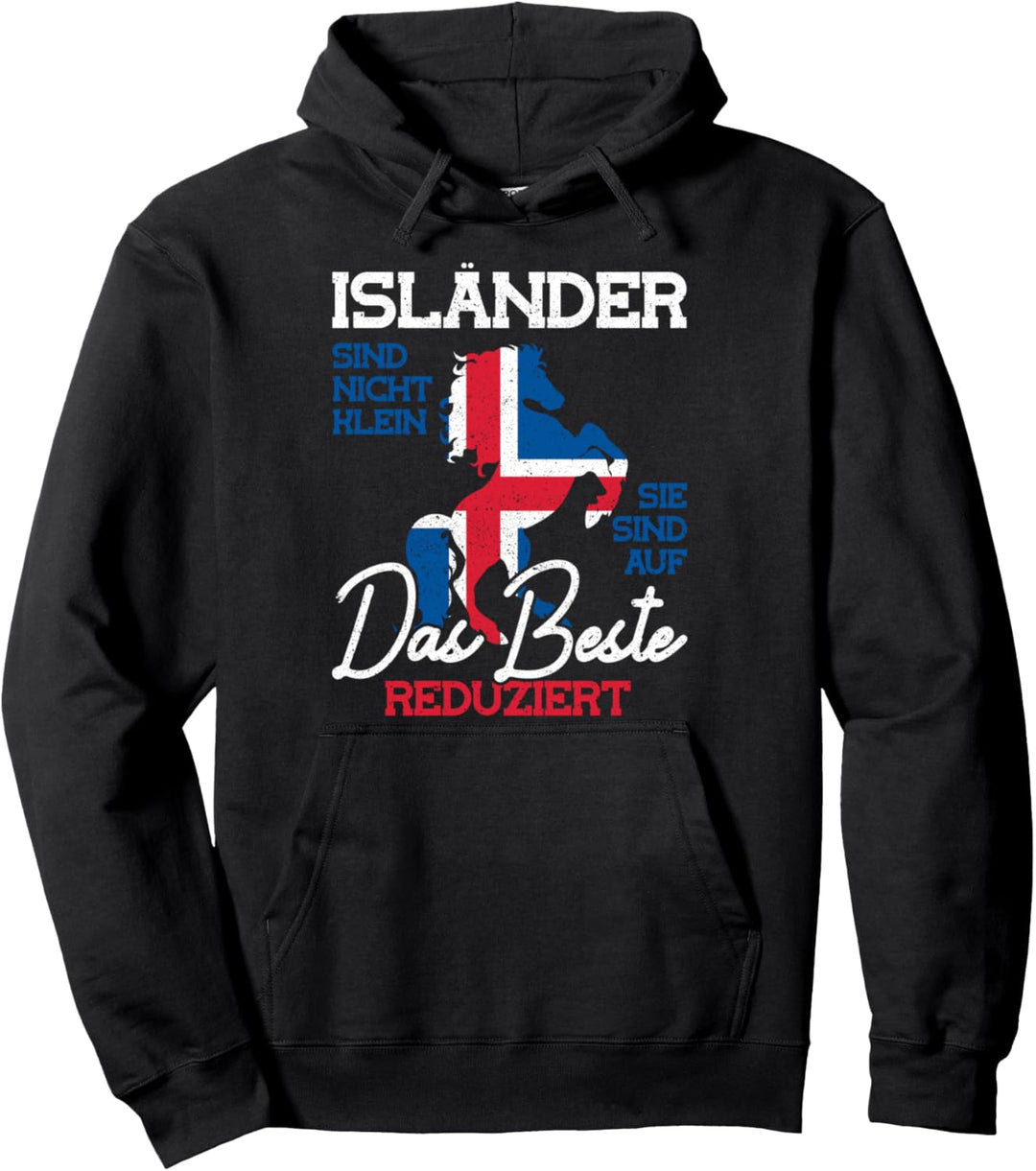 Isländer Sind Nicht Klein - Islandpferde Reiter Isi Reiten Pullover Hoodie