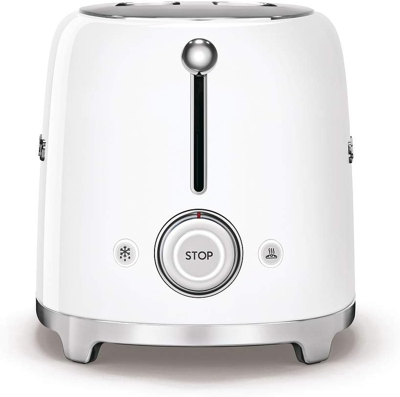 Smeg Toaster TSF01WHEU weiss, Kunststoff, 1 Liter