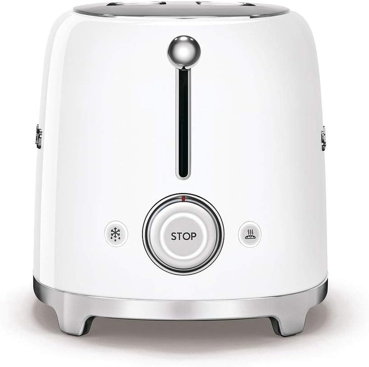 Smeg Toaster TSF01WHEU weiss, Kunststoff, 1 Liter
