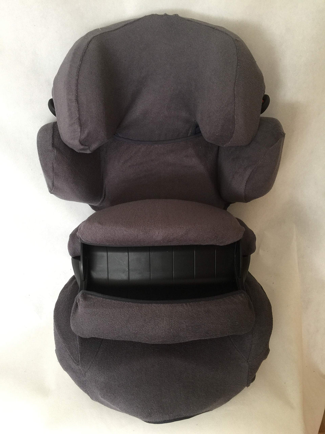 Sommerbezug Schonbezug Frottee für Kiddy Guardianfix 3 Frottee 100% Baumwolle dunkelgrau + Wechselbe