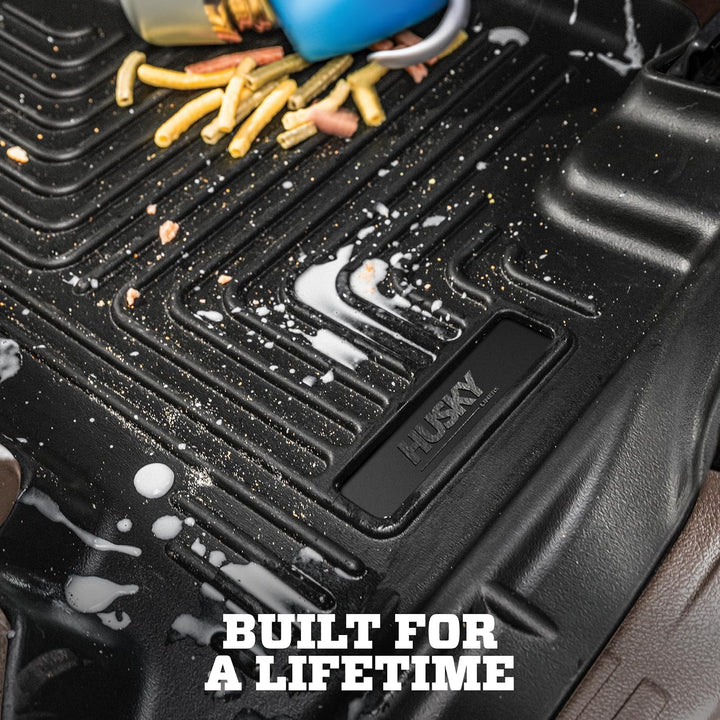 Husky Liners - Weatherbeater | Passend für 2015–2023 Ford Edge, vordere und 2. Reihe – Schwarz, 3 St