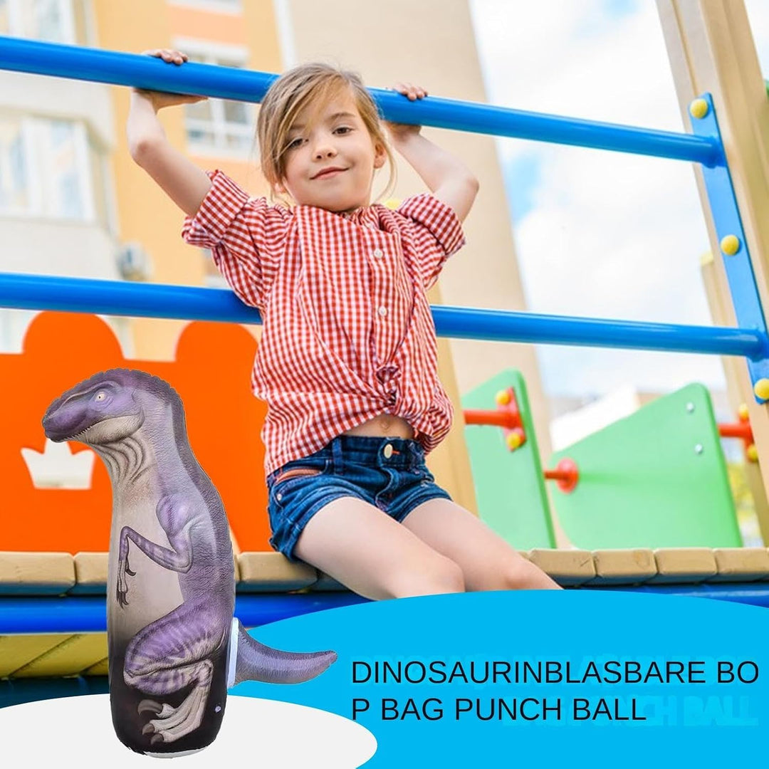 Dinosaur Boxsack Box Training Aufblasbar Spielzeug | 94 cm Kinder Boxsack mit Sofortiger Rückfederun