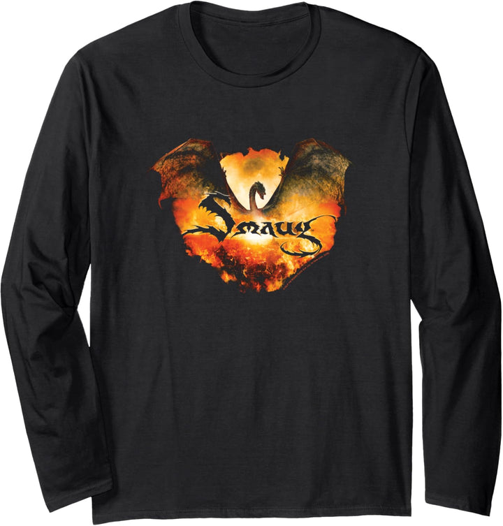 Hobbit Smaug Reign in Flame Langarmshirt