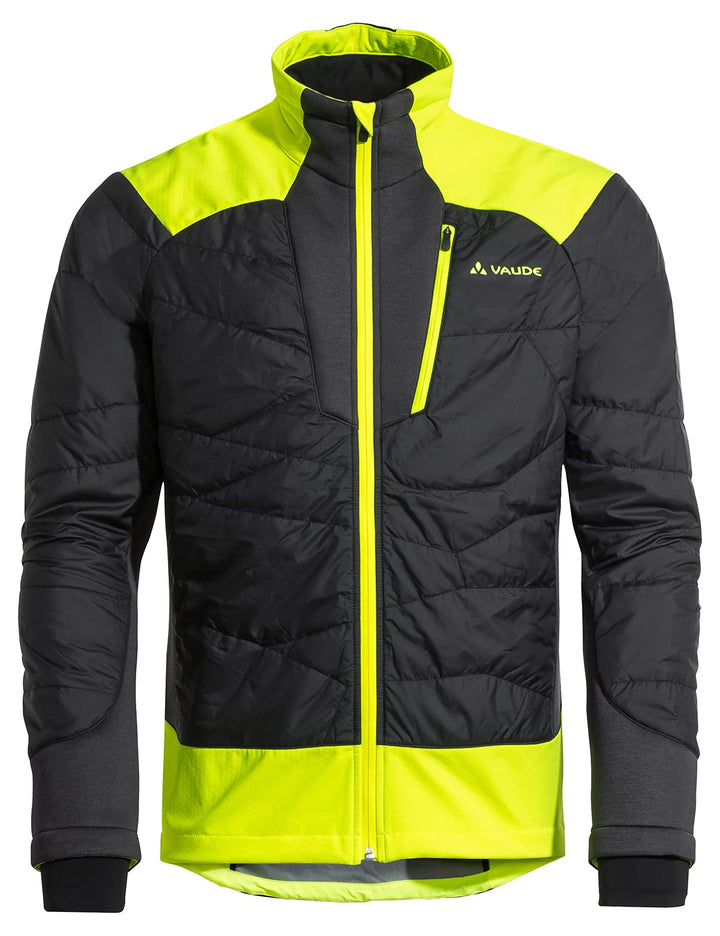 VAUDE Men's Minaki Jacket III - Isolationsjacke Herren - warme Fahrradjacke M black/yellow, M black/