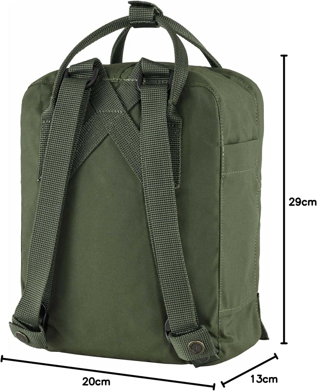 Fjällräven KANKEN MINI, grün(forestgreen (660)), Gr. -, 29 x 20 x 13, 7 L Grün (Forest Green), Grün
