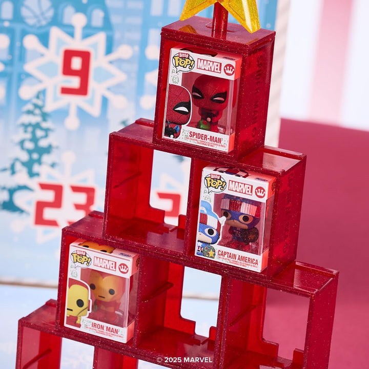 Funko Bitty Pop! Countdown Calendar: Marvel Comics- Adventskalender - 24 Tage der Überraschung - Vin