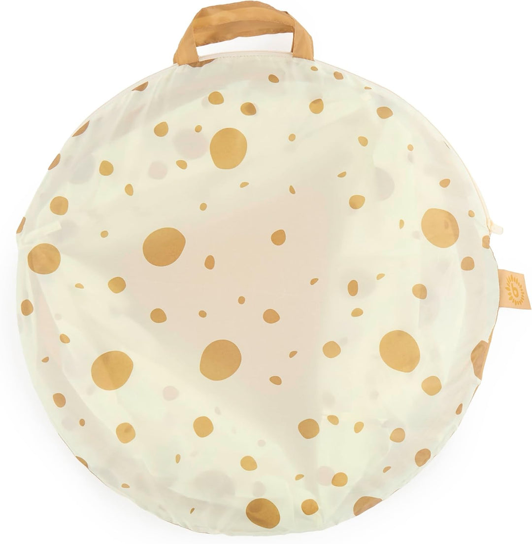 Bieco XXL Krabbeltunnel Dots ab 1 Jahr | 180 x 46 cm | Spieltunnel Kind und Baby | Farbenfroh | Tunn