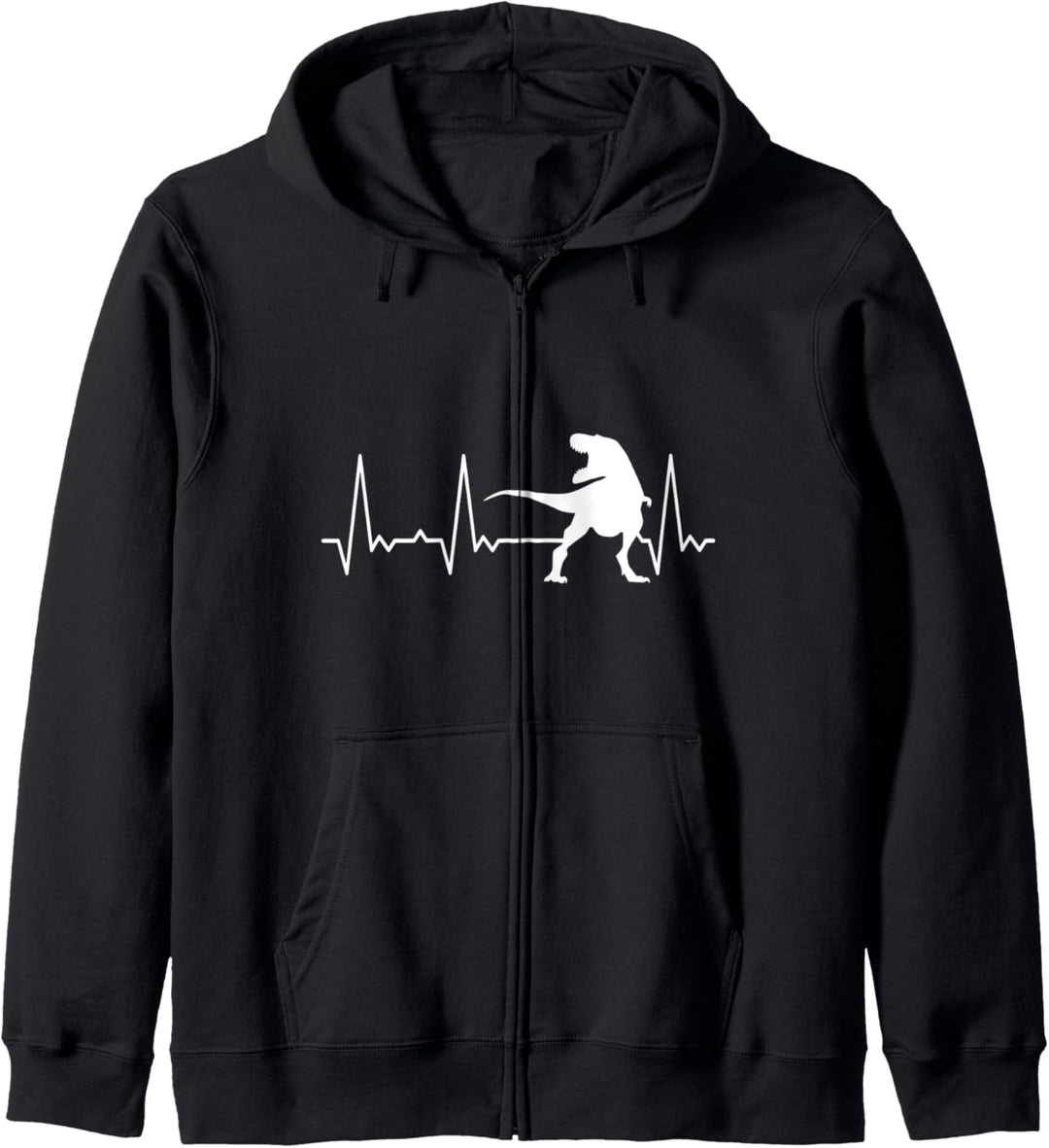 Herzschlag Dinosaurier Kapuzenjacke