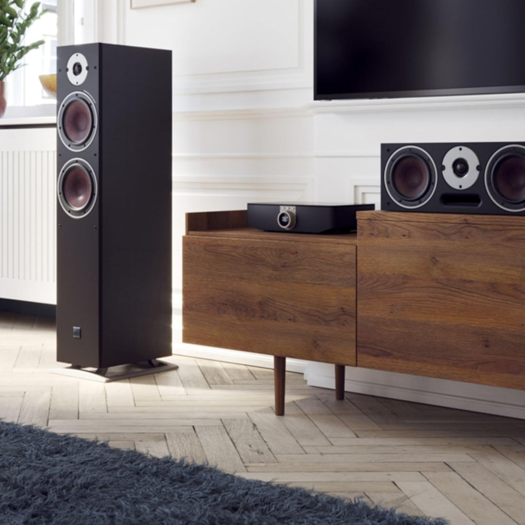 DALI Oberon 7 Standlautsprecher Paar - Hochwertige HiFi-Akustik mit beeindruckenden Tiefen, klaren H