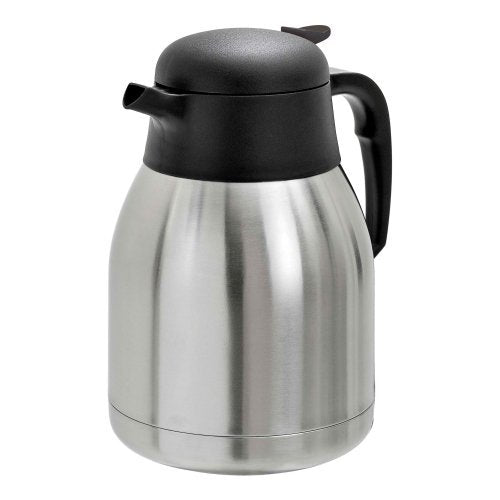 Bartscher Edelstahl Isolierkanne, 1,5 Liter - Thermoskanne Teekanne Kaffeekanne