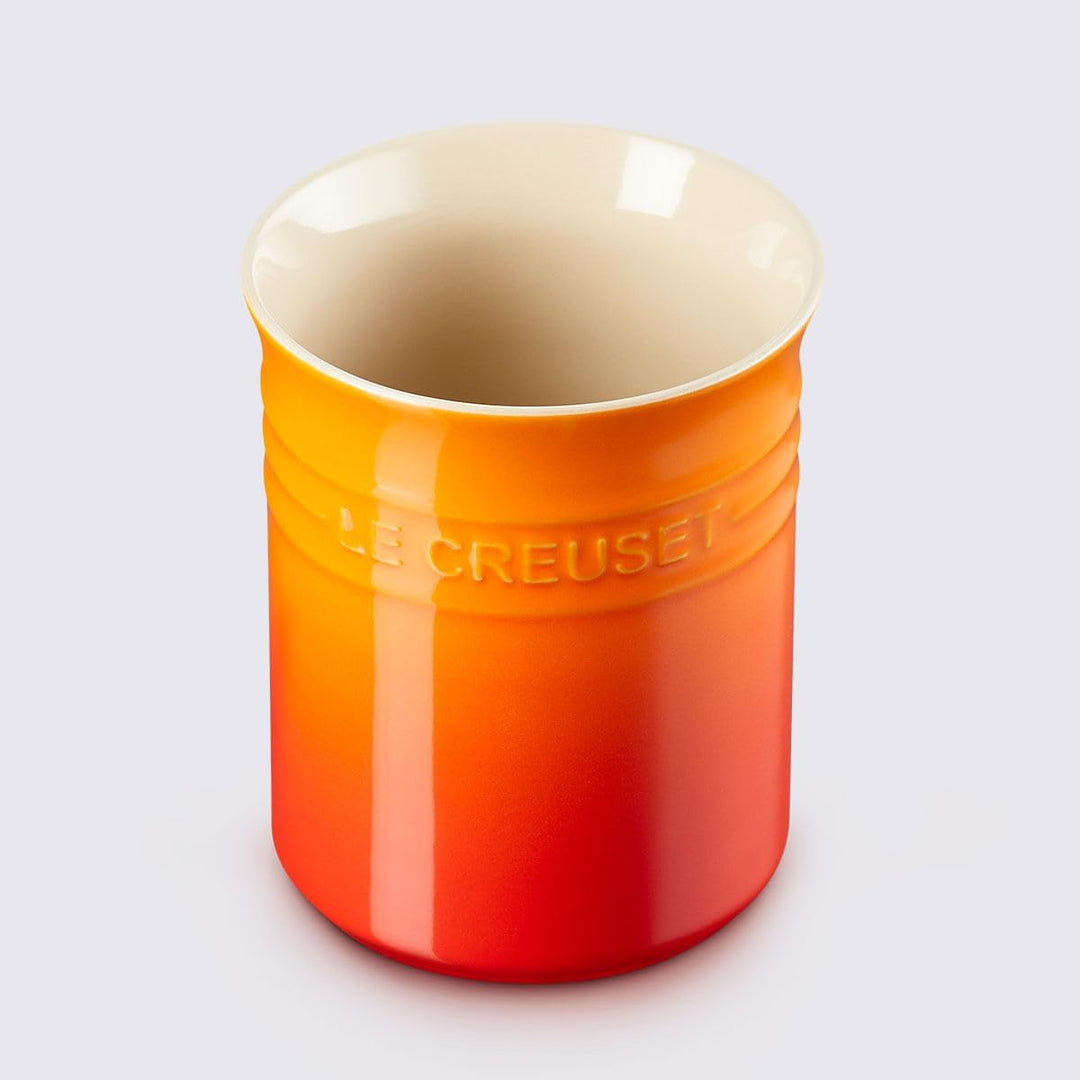 Le Creuset Topf für Kochkellen aus Steinzeug, 1,1 Liter, Ofenrot, 71501110900001, Ofenrot