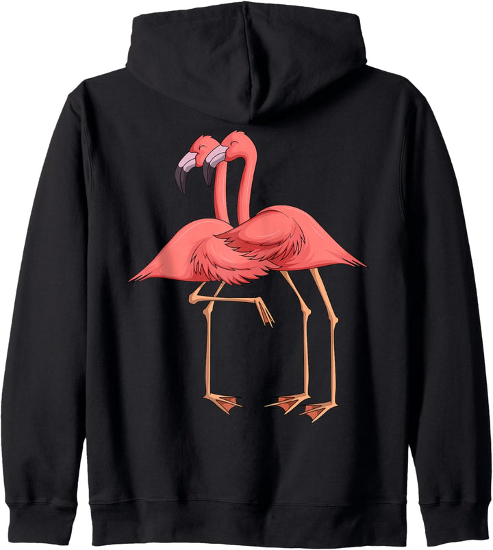 Flamingo Kinder Damen Mädchen Kapuzenjacke