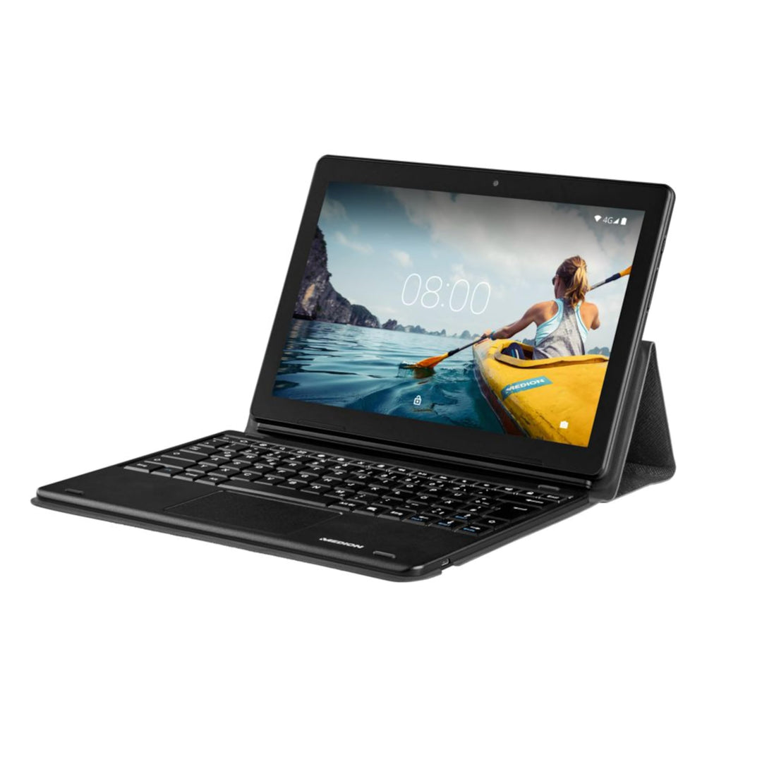 MEDION Tablet Tastatur Dock MD 61763 Passgenaues Design (Für MEDION LIFETAB E10604, E10606, E10608,