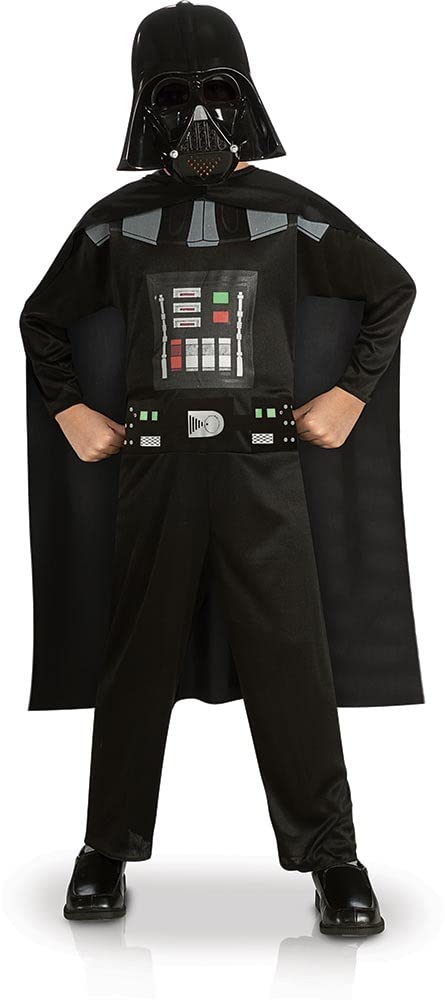Rubies Costumes ST-881660L star wars Darth Vader Kostüm für Kinder – Grösse 7 – 8 Jahre, Jungen, Sch