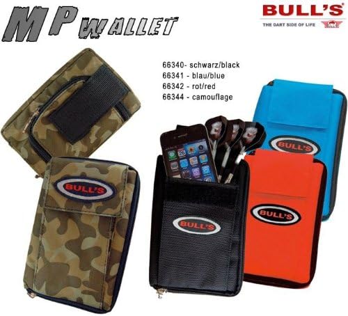 Bull's MP Darttasche Dart Tasche (ohne Inhalt), Farbe:rot