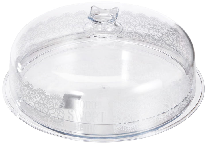 Cosmoplast S.P.A 6425 Tortenplatte Cosmopl.26 cm Home BCO 1397, Mix, transparent
