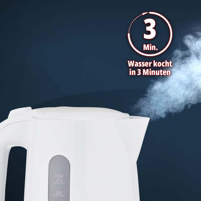 KHG Frühstücksset Wasserkocher und Toaster Set 2-teilig, 2.200 & 850 Watt, Kapazität 1,7 Liter & 2 S