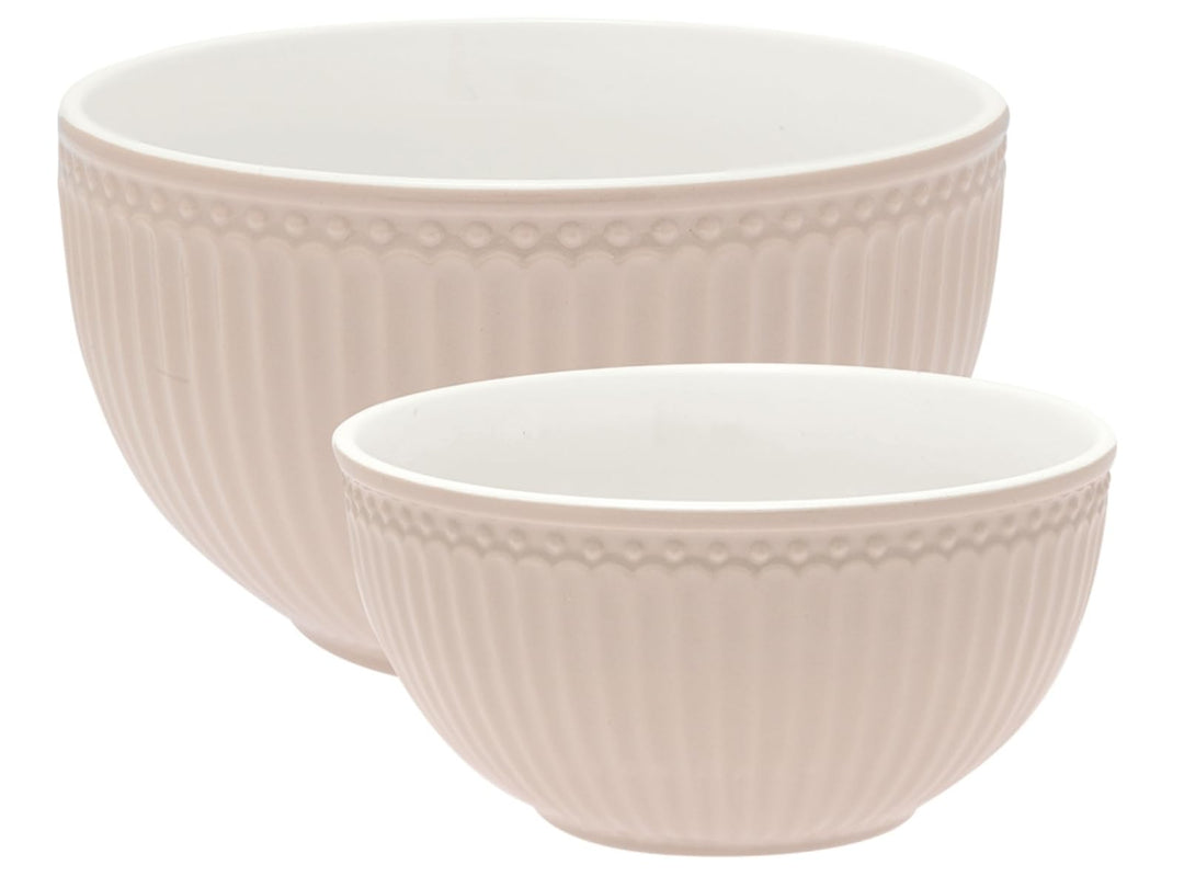 GreenGate [W] Serving Bowl Alice Creamy Fudge Set of 2