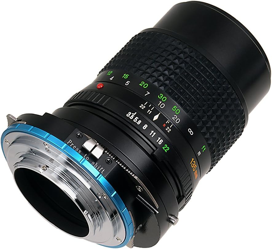 Fotodiox Pro Shift Lens Mount Adapter Compatible with Minolta MD Lenses on Fujifilm X-Mount Cameras