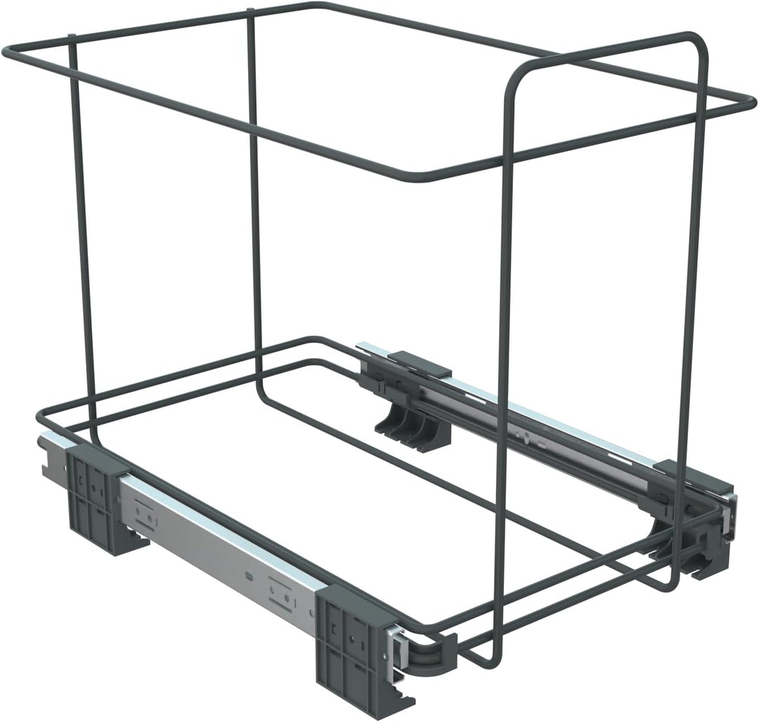 Elletipi ECOFIL PF01 34B4 Abfalleimer, ausziehbar, für Basis, 30 x 45 x 36 cm, 3 x 12 Liter, Metalls