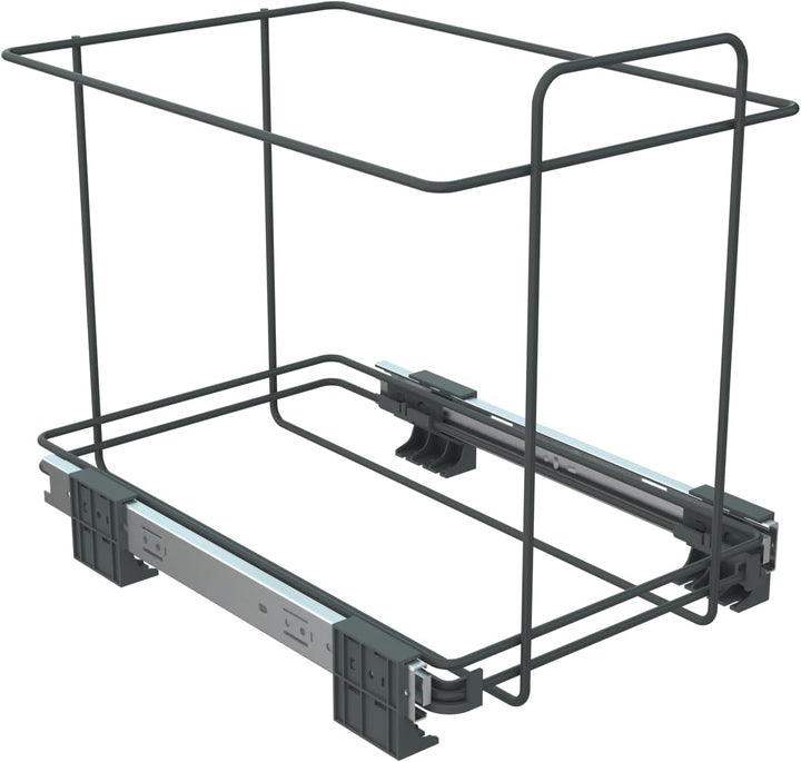 Elletipi ECOFIL PF01 34B4 Abfalleimer, ausziehbar, für Basis, 30 x 45 x 36 cm, 3 x 12 Liter, Metalls