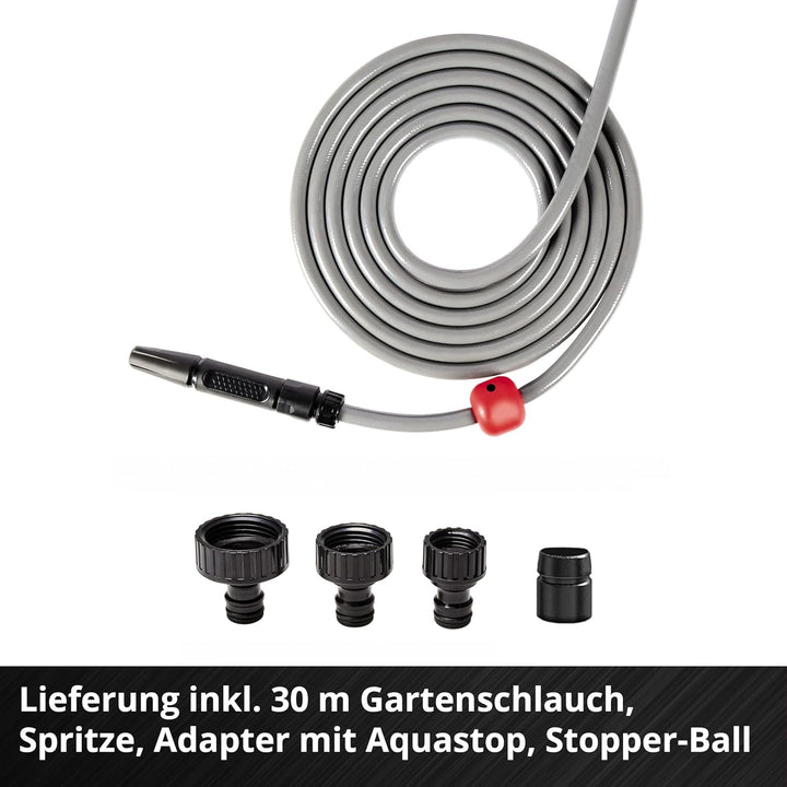 Einhell Akku-Schlauchtrommel GE-HR 18/30 Li-Solo Power X-Change (18 V, automatische Schlauchaufwickl