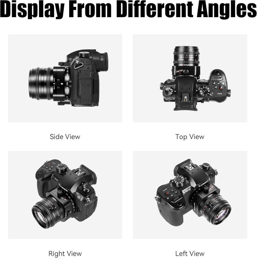 7artisans 50mm F1,4 Vollformat-Tilt-Shift-Objektiv mit 2-in-1-Kompatibilität für Spiegellose Sony E-