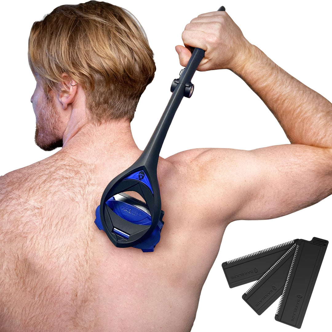 BakBlade 3.0 Stealth – Rückenrasierer für Herren, Extra Langer, Ergonomischer Griff für eine Gründli