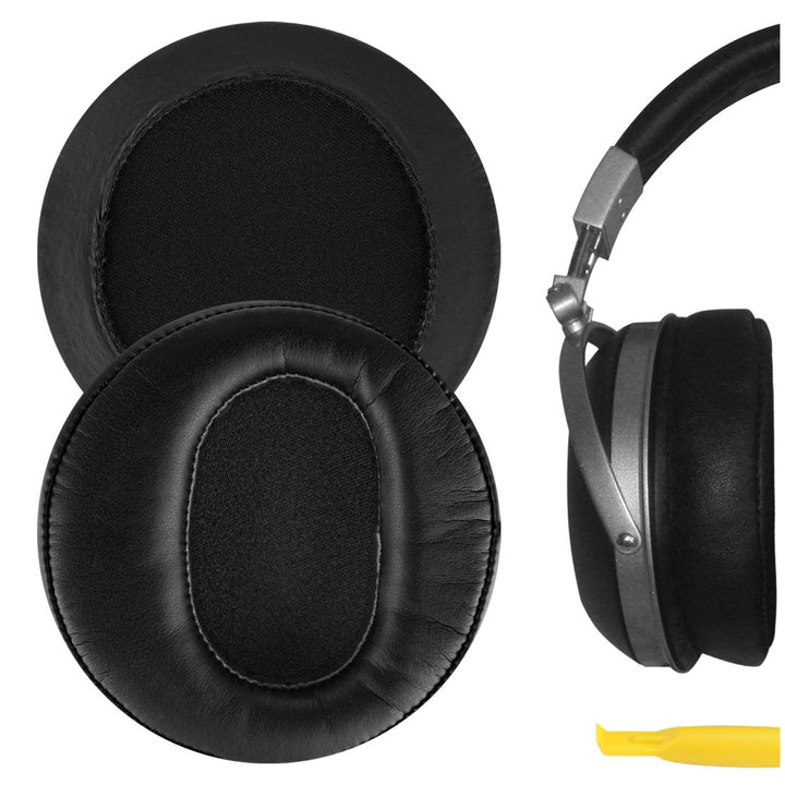 Geekria QuickFit Protein Leder Ersatz Ohrpolster für DENON AH-D2000, D5000, D5200, D7000, D7200, D92