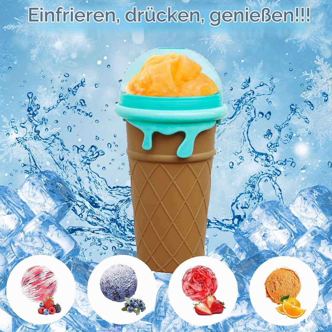 Slushy Maker, Slush Becher, Eis Zum Kneten Slushy Becher, Quick Frozen Magic Cup, Silikon Slushy Mak