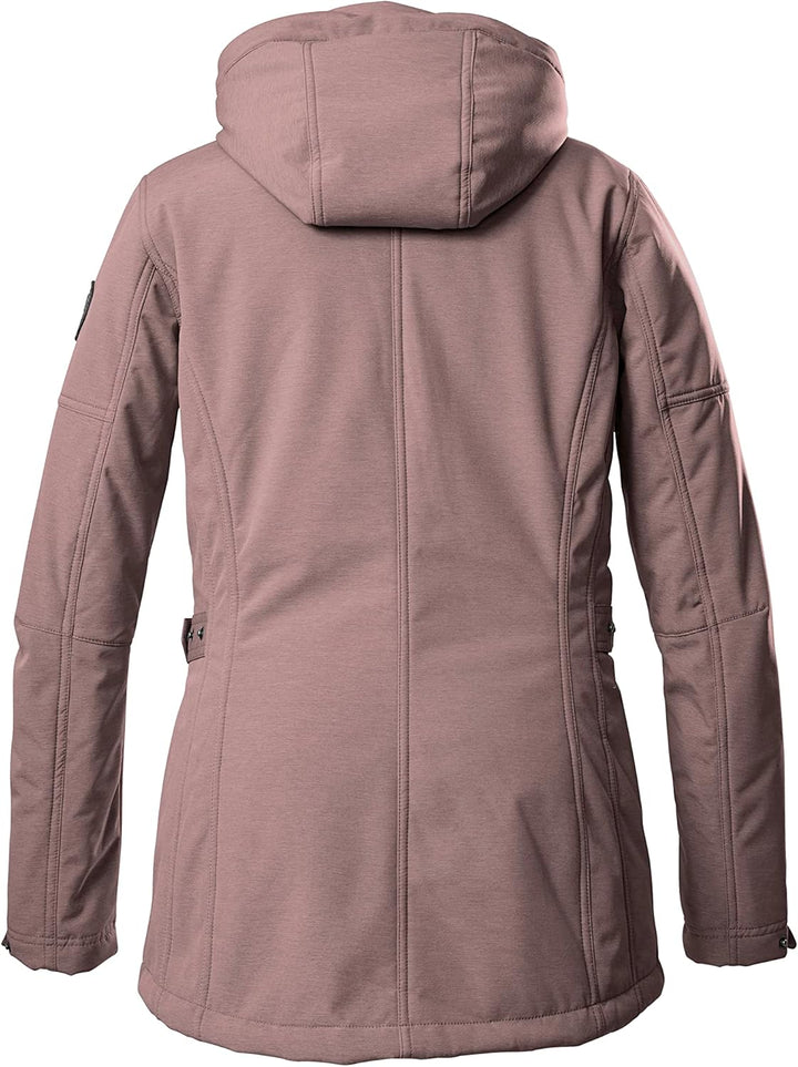G.I.G.A. DX Damen Gw 26 Wmn Sftshll Jckt Casual Softshell Jacke mit abzippbarer Kapuze 36 malve, 36