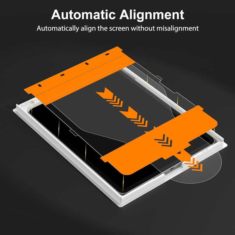SPARIN 2 Stück Panzer Schutz Glas für iPad Pro 13 Zoll M4 (2024) Schutzfolie, Auto-Installation, Dis