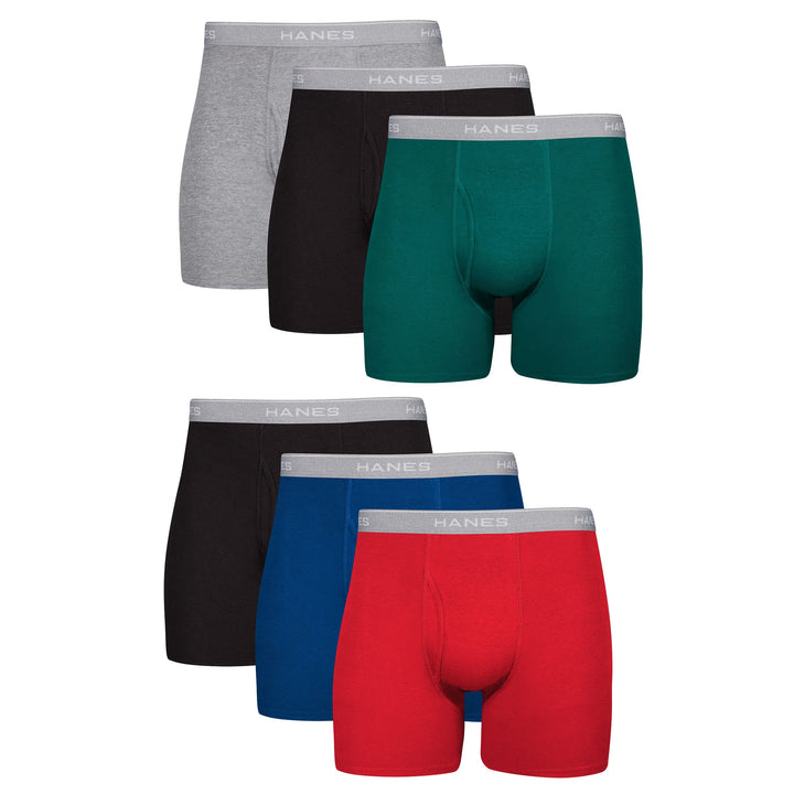 Hanes Herren Retroshorts (10er Pack) 3XL 6 Stück, Sortiert, 3XL 6 Stück, Sortiert