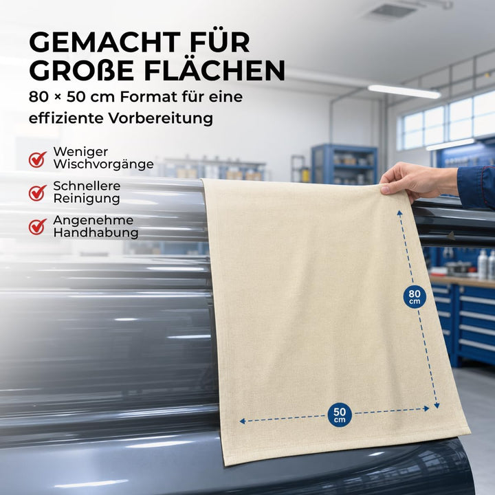 STC Staubbindetuch 10 x 5er Pack (50 Stück) – hochwertiges Honigtuch für Lackierarbeiten – Staubtuch