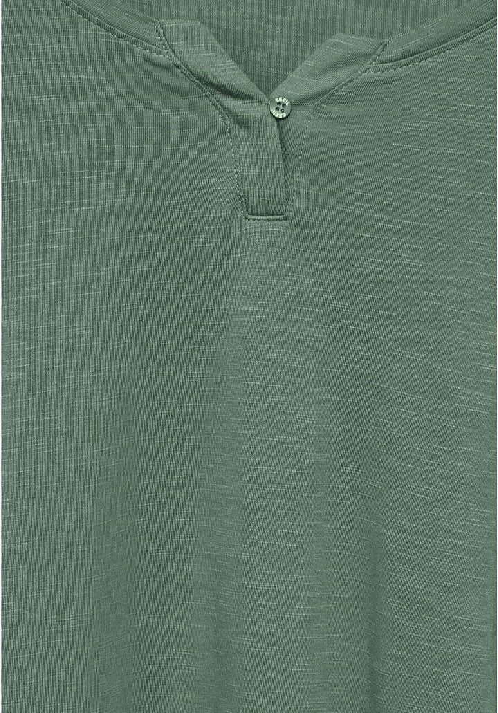 Cecil Damen T-Shirt M Raw Salvia Green, M Raw Salvia Green