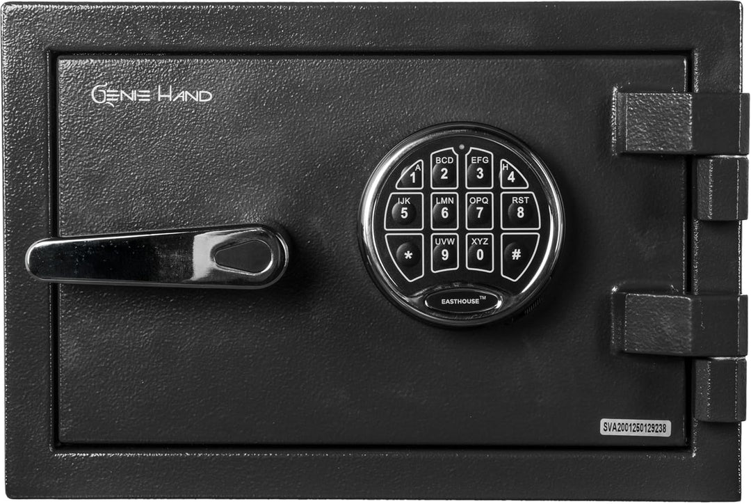 Elektronischer Safe zertifiziert g EN 14450:2017 S2 Standard ECB-Certification mit Doppelbartschloss