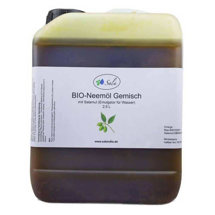 Sala BIO-Neemöl kaltgepresst mit Salamul (ersetzt Rimulgan) Emulgator 2,5 L Kanister 2,5 l (1er Pack