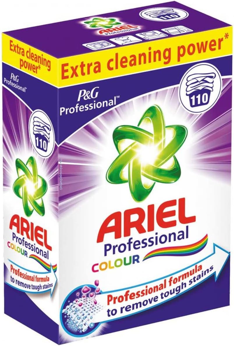 Ariel Professional Vollwaschmittel Pulver, 7,15 kg, 1er Pack (1 x 110 Waschladungen) 7.15 kg (1er Pa